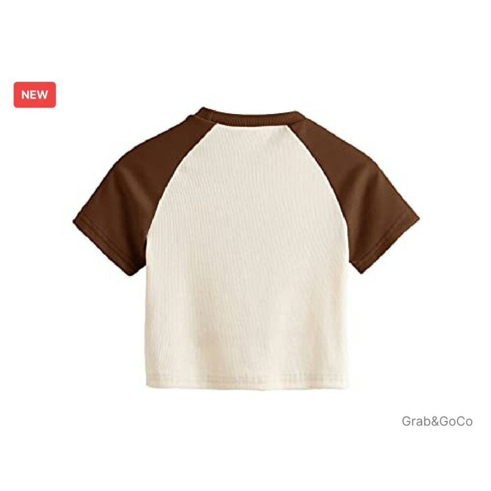 Graphic Crop Tee Short Sleeve Y2K Fairy Grunge Soft Knit Tops Casual Chic - Picture 3 of 8